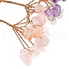 Natural Mixed Stone Chips Tree of Life Decorations DJEW-C016-02K-2