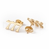 Number Earrings X-EJEW-F286-01F-G-2