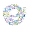 Transparency Glass Beads Strands GLAA-T025-03A-01-2
