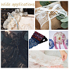 BENECREAT 10Pcs 10 Colors Polyester Elastic Lace Trim OCOR-BC0007-57-6