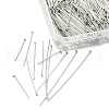 400Pcs 4 Styles 304 Stainless Steel Flat Head Pins STAS-YW0001-72-2