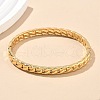 304 Stainless Steel Hinged Bangles for Women AJEW-P127-26G-2
