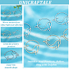 Unicraftale 8Pcs 2 Colors 201 Stainless Steel Pendants STAS-UN0040-83-5