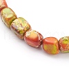 Natural Regalite/Imperial Jasper/Sea Sediment Jasper Beads Stretch Bracelets BJEW-JB05927-3