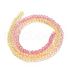 Transparent Painted Glass Beads Strands X1-DGLA-A034-T2mm-A07-5