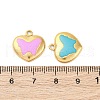 304 Stainless Steel Enamel Pendants STAS-B085-05G-3