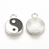 Feng Shui Alloy Enamel Pendants ENAM-S115-035B-2