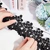 Polyester Lace Trim OCOR-WH0068-84B-5