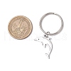 Ocean Theme 304 Stainless Steel Keychains KEYC-JKC01213-07-3