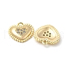Brass Micro Pave Cubic Zirconia Pendants KK-H460-41G-2