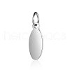 Anti-Tarnish 304 Stainless Steel Stamping Blank Tag Pendants STAS-I311-20A-P-1