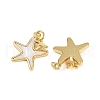 Brass Micro Pave Cubic Zirconia Pendants KK-S526-48G-2