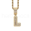 Brass Micro Pave Cubic Zirconia Pendants PW-WG3207D-23-1