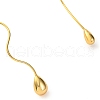 Brass Choker Necklaces NJEW-F326-01G-2