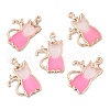 Zinc Alloy Enamel Pendants X-PALLOY-I124-18G-A-2