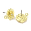 Rack Plating Alloy Stud Earring Finding FIND-C053-01G-01-2