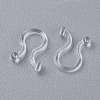 Plastic Clip-on Earring Findings KY-K012-01-2