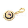 304 Stainless Steel Enamel Pendant Decoration STAS-S168-01G-01-2