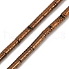 Electroplated Natural Lava Rock Beads Strands G-K388-03A-04-3