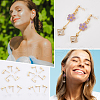 Unicraftale Rectangle 304 Stainless Steel Stud Earring Findings STAS-UN0058-32G-6