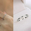 Hollow Out Heart Brass Finger Rings for Women FS-WG4469E-08-2