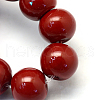 Baking Painted Pearlized Glass Pearl Round Bead Strands HY-Q330-8mm-35-3