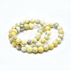 Natural Howlite Bead Strands G-I224-04-8mm-3