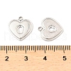 Non-Tarnish 304 Stainless Steel Charms STAS-A089-32P-3