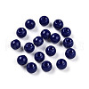 Opaque Solid Color Glass Beads GLAA-N007-4mm-A06-1