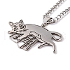 Non-Tarnish 304 Stainless Steel Necklaces NJEW-Q338-15P-3