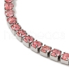 304 Stainless Steel Rhinestone Cup Chain Bracelets BJEW-S002-01C-2