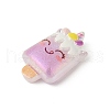 Summer Theme Opaque Resin Cabochons RESI-G106-01F-2