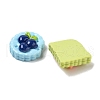 Cute Opaque Resin Imitation Food Decoden Cabochons RESI-S02-07-2
