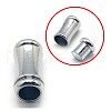 Tarnish Resistant 304 Stainless Steel Magnetic Clasps with Glue-in Ends STAS-E006-15-1