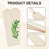 SOFPLATE DIY Wood Bookmarks Making Kits WOOD-SP0001-21A-6