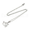 Non-Tarnish 201 Stainless Steel Pendants Necklaces NJEW-S105-JN670-45-1-2