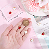 Beebeecraft 10Pcs 2 Colors Real 18K Gold Plated Brass Charms KK-BBC0016-07-3