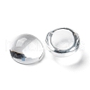 Transparent Half Round Glass Cabochons GGLA-R027-18mm-3
