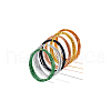 BENECREAT 6 Roll 6 Colors 10M Flat Aluminum Wire FIND-BC0013-42A-7