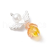 Angel and Flower Pendants PALLOY-JF03792-4