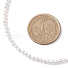 Shell Pearl Bead Kid Necklaces NJEW-JN05048-3