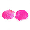Spray Painted Natural Scallop Shell Big Pendants SSHEL-T017-14M-3