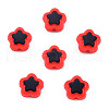 Plating Opaque Acrylic Beads OACR-N136-01C-3