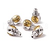 Chakra Rack Plating Tibetan Style Alloy 3-Hole Guru Beads PALLOY-H126-01-2