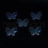 UV Plating Luminous Transparent Acrylic Beads OACR-P010-11-4