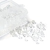 340Pcs 4 Sizes Natural Grade A Quartz Crystal Beads Strands G-LS0001-29-2