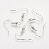 Brass Earring Hooks KK-Q362-P-NF-1
