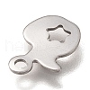 201 Stainless Steel Charms STAS-C017-20P-3