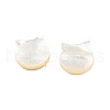 Natural White Shell Beads SSHEL-N003-142-4