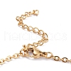 304 Stainless Steel Link Chain Bracelets BJEW-I295-08G-2